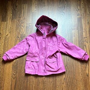 Petite Bateau Hooded Kids Rain Jacket